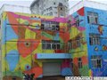 广州幼儿园墙绘听涛手绘墙案例方案墙绘素材
